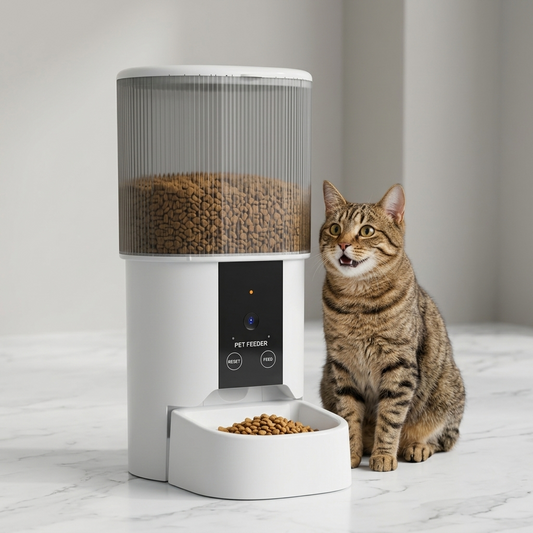🐾 Automatic Pet Feeder with Camera