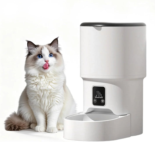 Automatic Pet Feeder 4L with Wi-Fi & Timer |  FLUFFSY