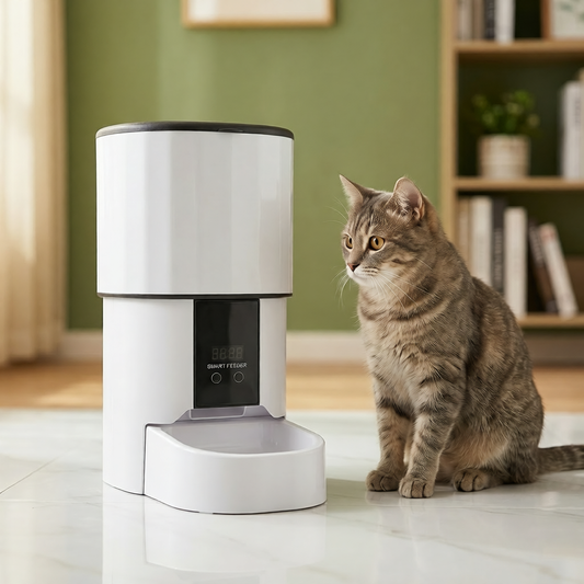 🐾 Automatic Pet Feeder with Manual Button Control