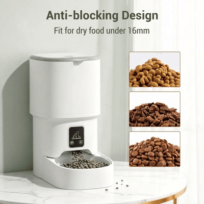Automatic Pet Feeder 4L with Wi-Fi & Timer |  FLUFFSY